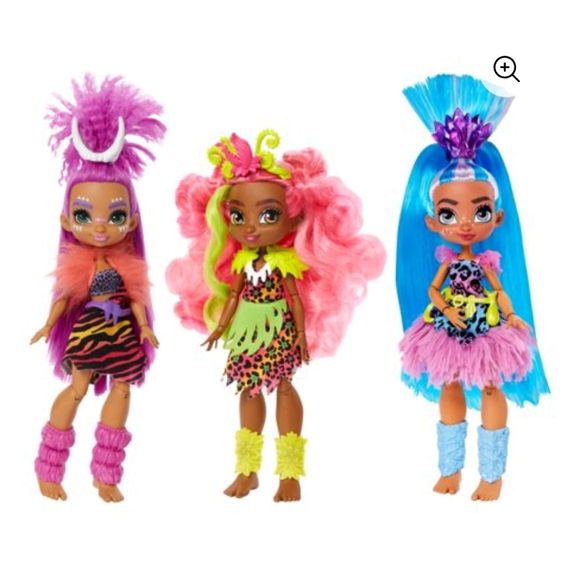 cave club Dolls 3 pack 10 in. poseable prehistoric - Picture 7 of 7